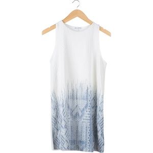 Blue and White Zara Tunic Dress